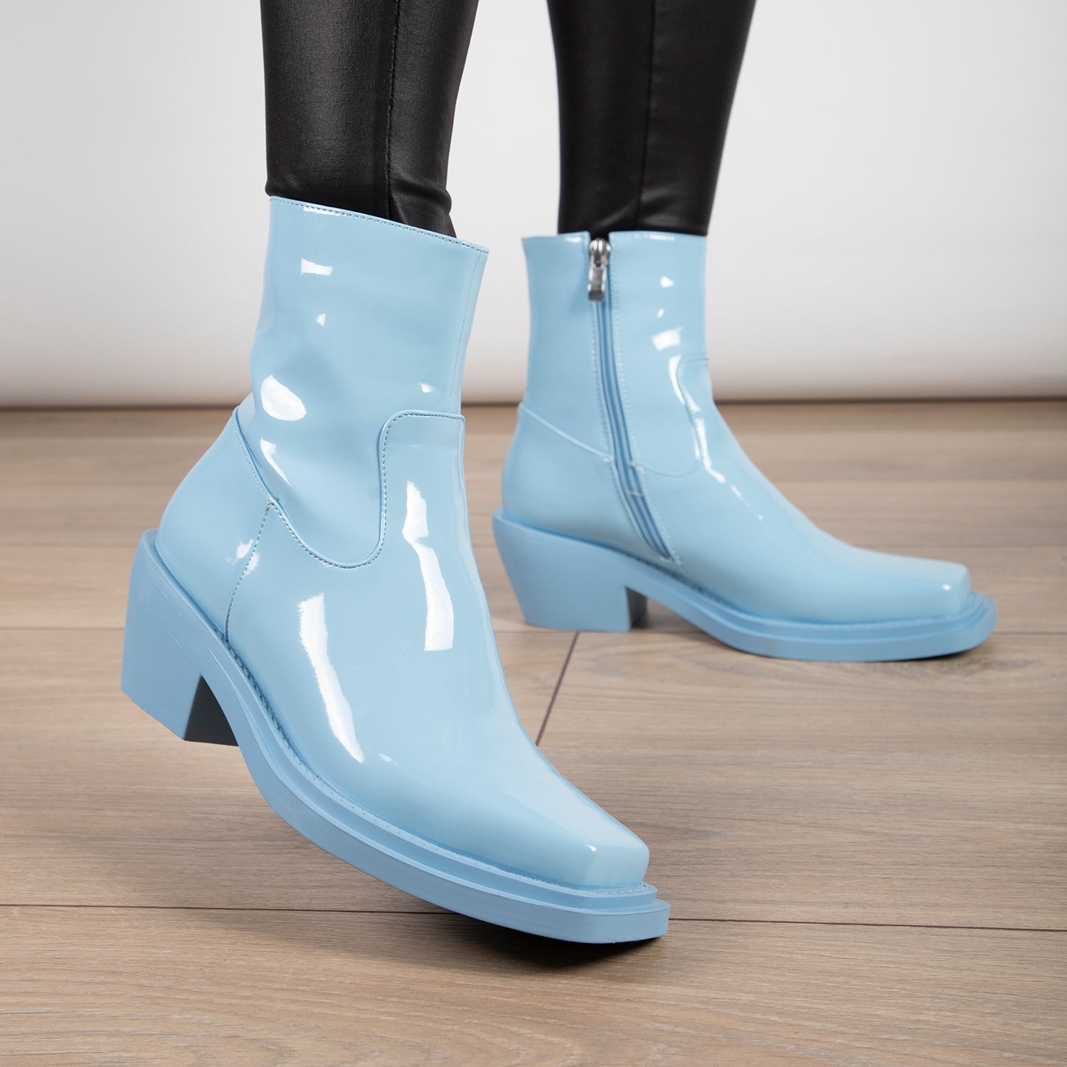 Blue 2024 pvc boots