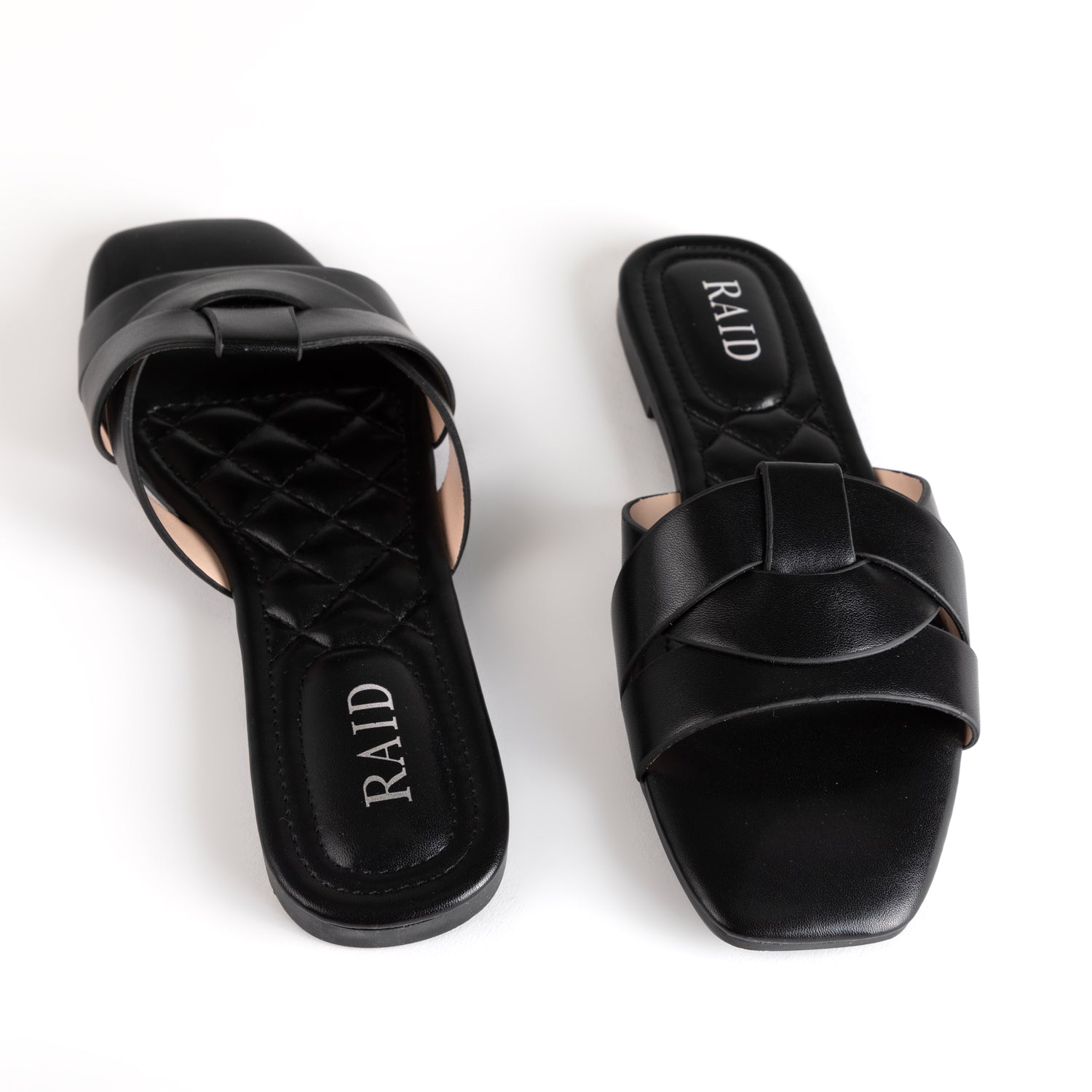 RAID Faylinn Flat Mule in Black