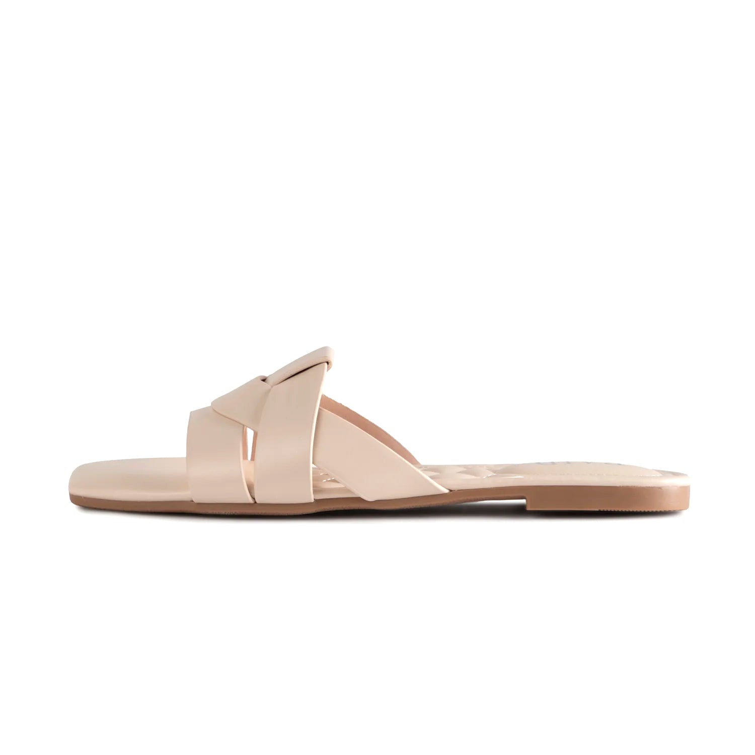 RAID Faylinn Flat Mule in Cream