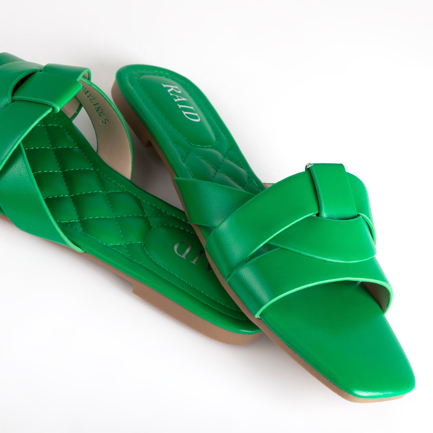 RAID Faylinn Flat Mule in Green