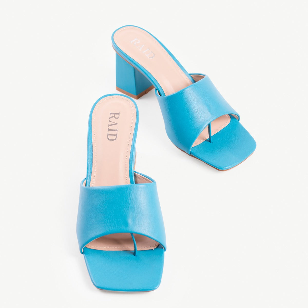 RAID Pia Heeled Mule in Blue